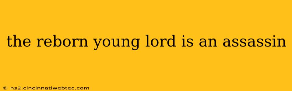 the reborn young lord is an assassin